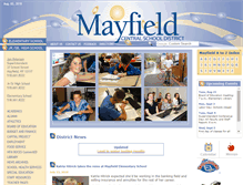 Tablet Screenshot of mayfieldcsd.org